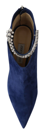 Chaussures bottes Blaize 100 en cuir bleu Pop