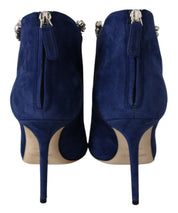 Chaussures bottes Blaize 100 en cuir bleu Pop