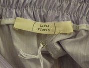 Purple Above-Knee Wrap Shorts