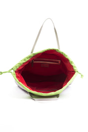 Gray Polyester Women Shoulder Bag