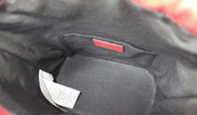 Sac à bandoulière en cuir matelassé rouge avec cordon de serrage, sac à main seau