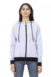 Pull en coton violet