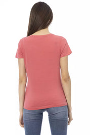 Rosa Baumwoll-Tops und T-Shirt
