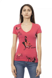 Rosa Baumwoll-Tops und T-Shirt