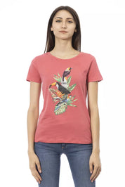 Rosa Baumwoll-Tops und T-Shirt