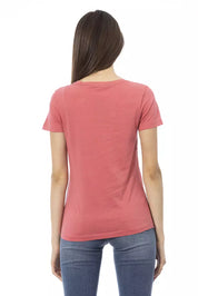 Rosa Baumwoll-Tops und T-Shirt