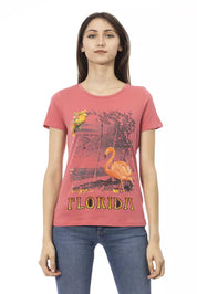 Hauts et t-shirts en coton rose