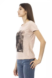Rosa Baumwoll-Tops und T-Shirt