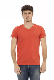 T-shirt en coton orange