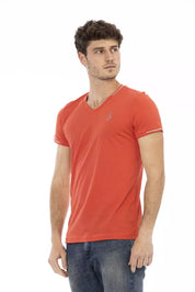 T-shirt en coton orange