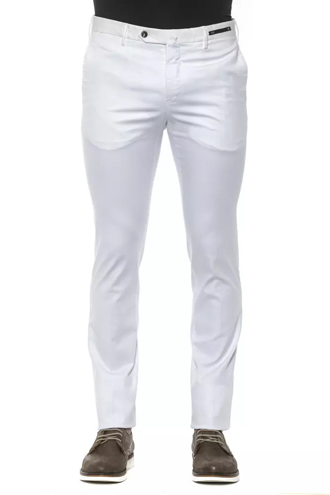 Jean et pantalon en coton blanc