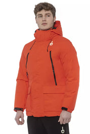 Veste en polyester rouge