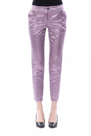 Jeans et pantalon en coton violet