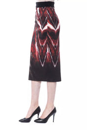 Multicolor Polyester Women Skirt