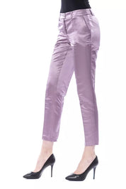 Jeans et pantalon en coton violet