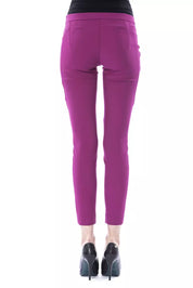 Jeans et pantalon en polyester violet