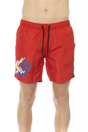 Maillots de bain en polyester rouge