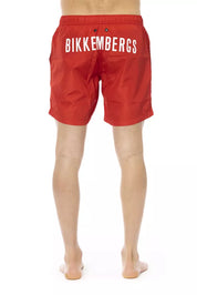 Maillots de bain en polyester rouge