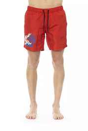 Maillots de bain en polyester rouge
