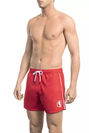 Maillots de bain en polyester rouge