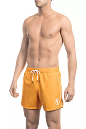 Maillots de bain en polyester orange