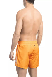 Maillots de bain en polyester orange