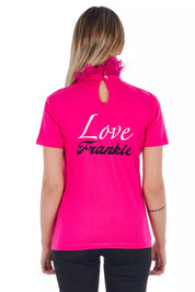 Rosa Baumwoll-Tops und T-Shirt