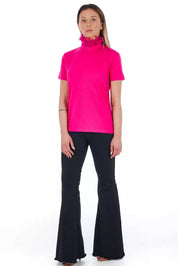 Rosa Baumwoll-Tops und T-Shirt
