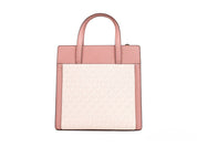 Cece Petit sac à bandoulière fourre-tout à rabat nord-sud en PVC rose