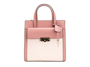 Cece Petit sac à bandoulière fourre-tout à rabat nord-sud en PVC rose