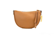 Dover Petit bagage en cuir grainé demi-lune sac à bandoulière sac à main