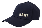 Blue Cotton Logo Print Baseball Cap Casual Hat