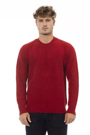Roter Wollpullover