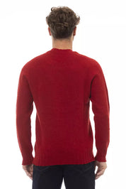 Roter Wollpullover