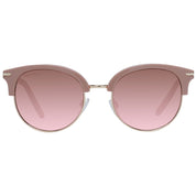 Pink Acetate & Metal Sunglasses