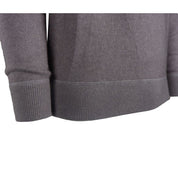 Gray Cashmere Men Sweater