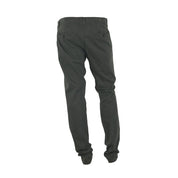 Gray Cotton Men Pant