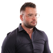 Rose Gold Metal & Plastic Glasses (Frames)