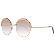Rose Gold Metal & Plastic Sunglasses