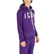 Purple Cotton Hoodie