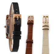 Multicolor Leather Dress Watch