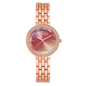 Multicolor Metal Dress Watch