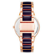 Multicolor Metal Dress Watch