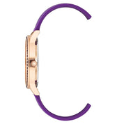 Purple Synthetic Dress Watch