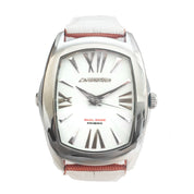 Orange Leather Dress Watch