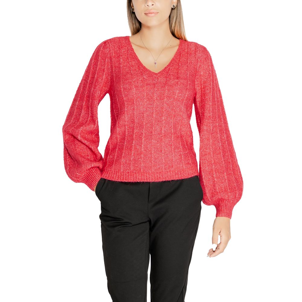 Pink Polyester Sweatshirt