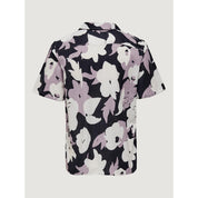 Purple Linen Shortsleeve Shirt