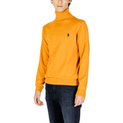 Orange Cotton Turtleneck
