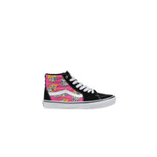 Pink Suede Leather High Top Sneakers