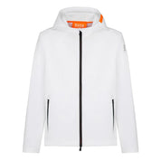 White Polyester Men's Jacket